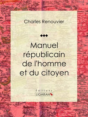 cover image of Manuel républicain de l'homme et du citoyen